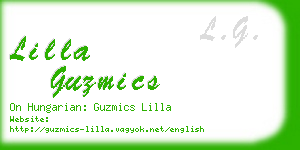 lilla guzmics business card